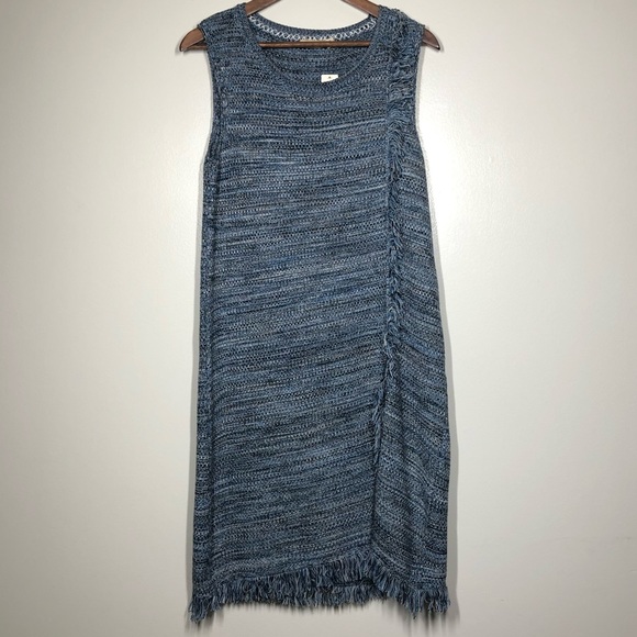 Anthropologie Holding Horses Fringe Shift Dress M - Picture 2 of 6